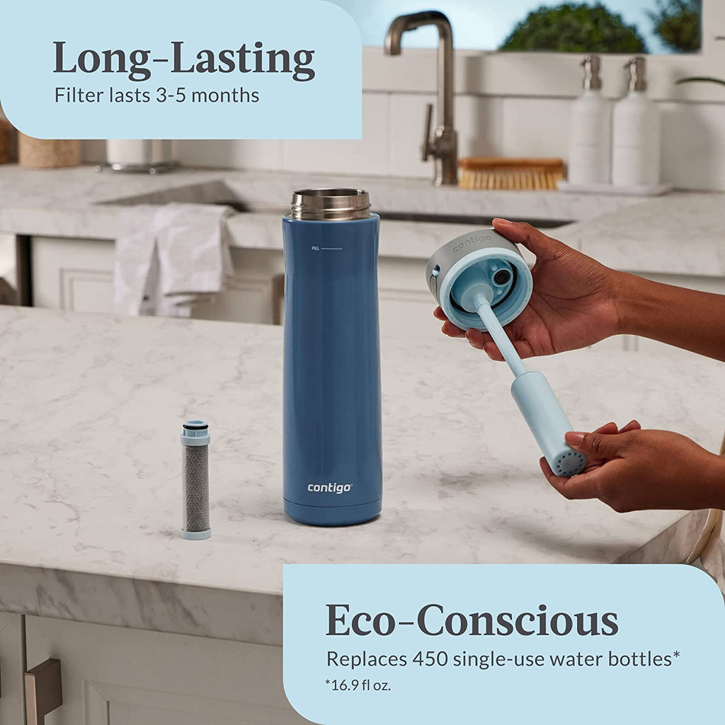 24 oz Stainless Steel Filter Bottle F662