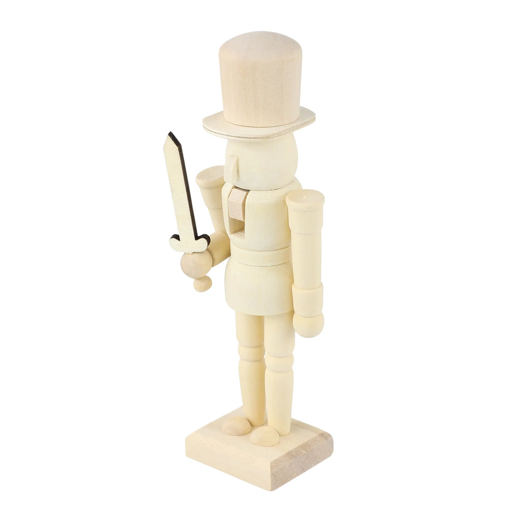 Unpainted Wooden Nutcracker Soldier V16835