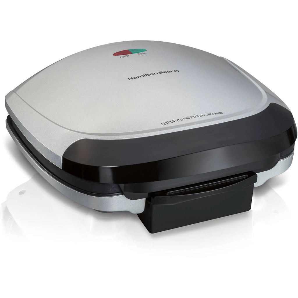 Electric Indoor Grill, 6-Serving, 90 sq.in. Nonstick Stainless Steel Q2461