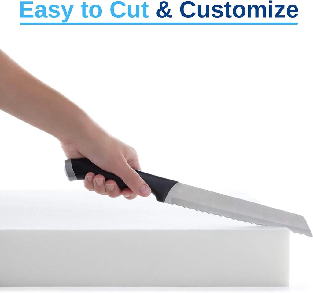 18" x 82" Cool Gel Memory Foam Bench Cushion Replacement H135
