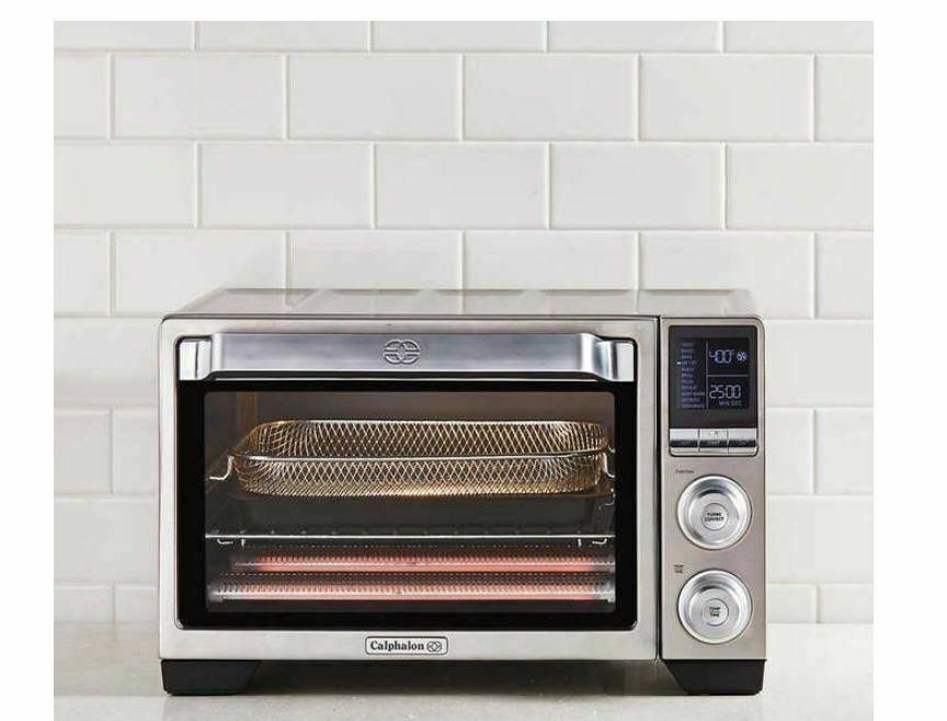 Quartz Heat Countertop Toaster Oven with Air Fry, 0.88 Cu. ft L453