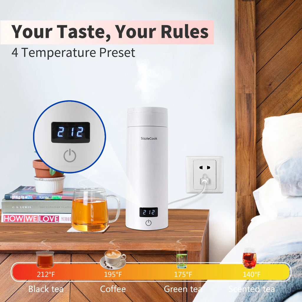 380ml Electric Travel Kettle with Temperature Control Z504