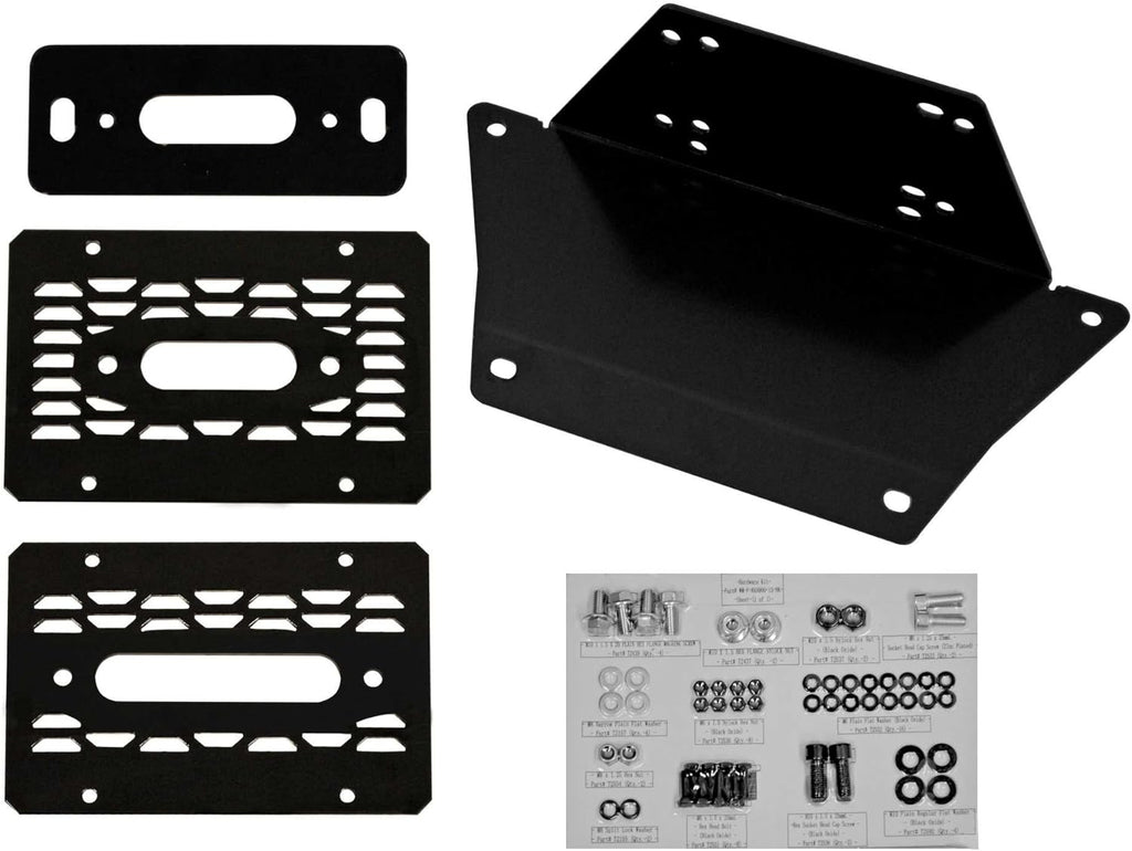 3/16" Steel Winch Mounting Plate, Pack of 2 E94440