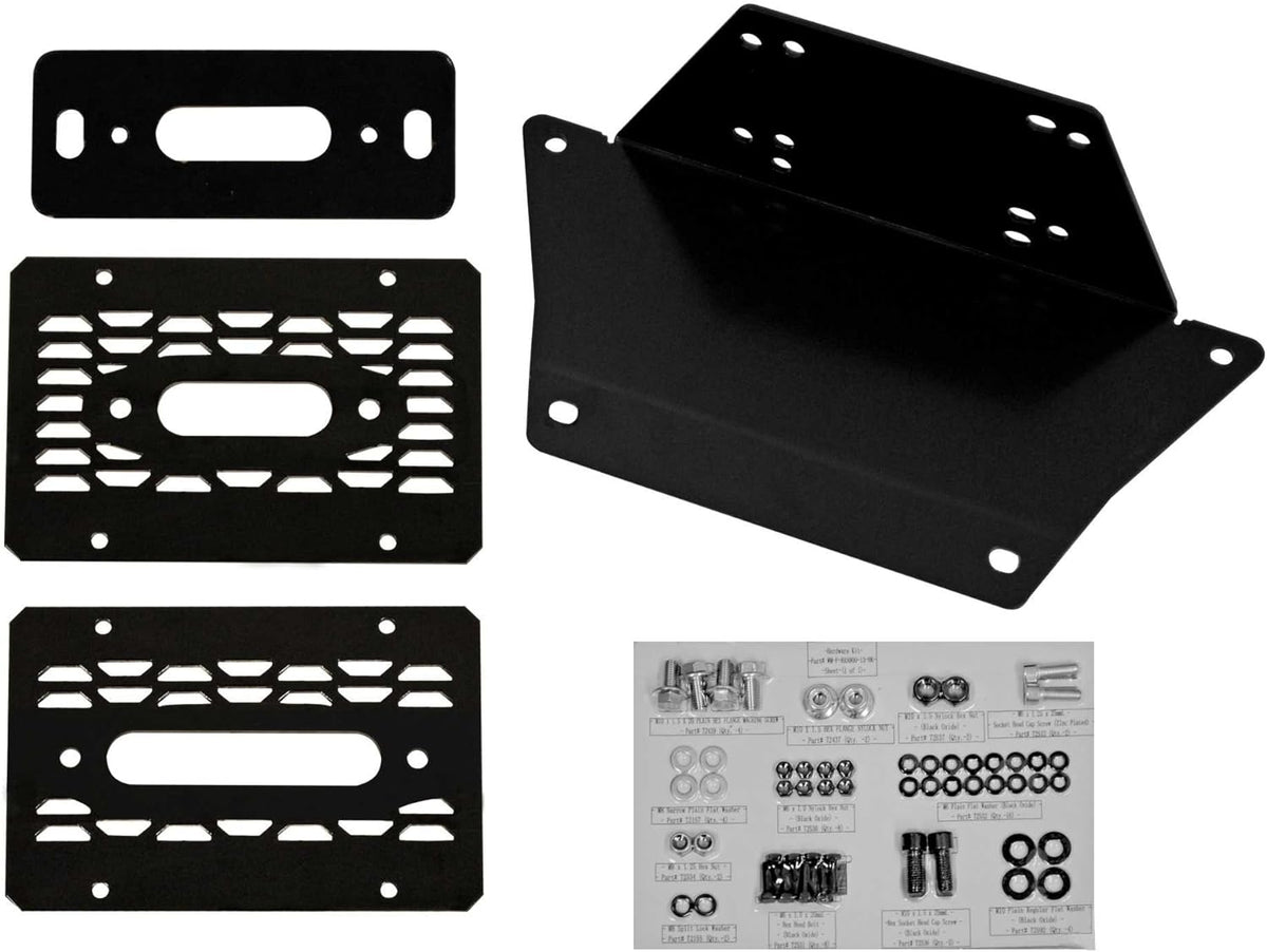 3/16" Steel Winch Mounting Plate, Pack of 2 E94440