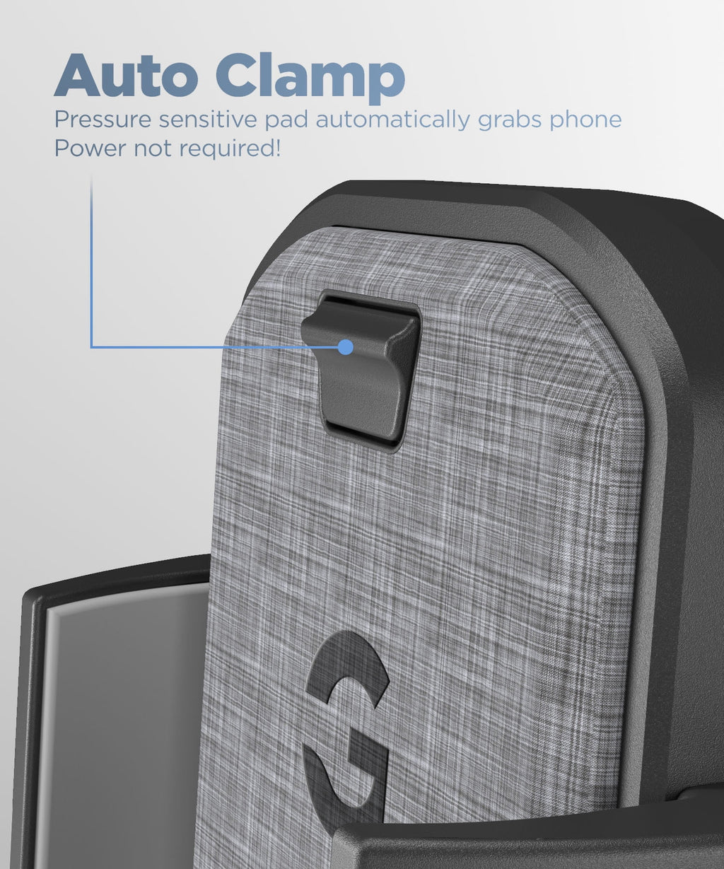 Wireless Charging Car Phone Holder with Suction Mount Q3850