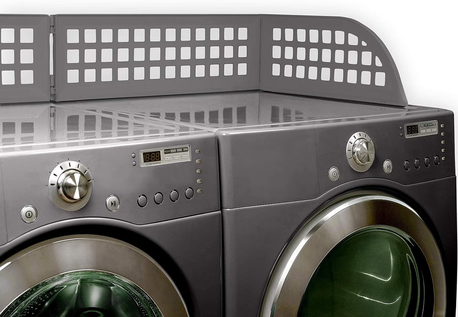 Laundry Guard Magnetic 50.5" x 21" x 8" Slate Gray V211