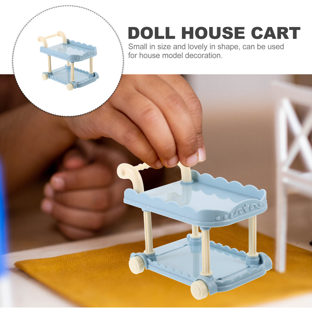 Tabletop Miniature Kitchen Cart Dollies P183