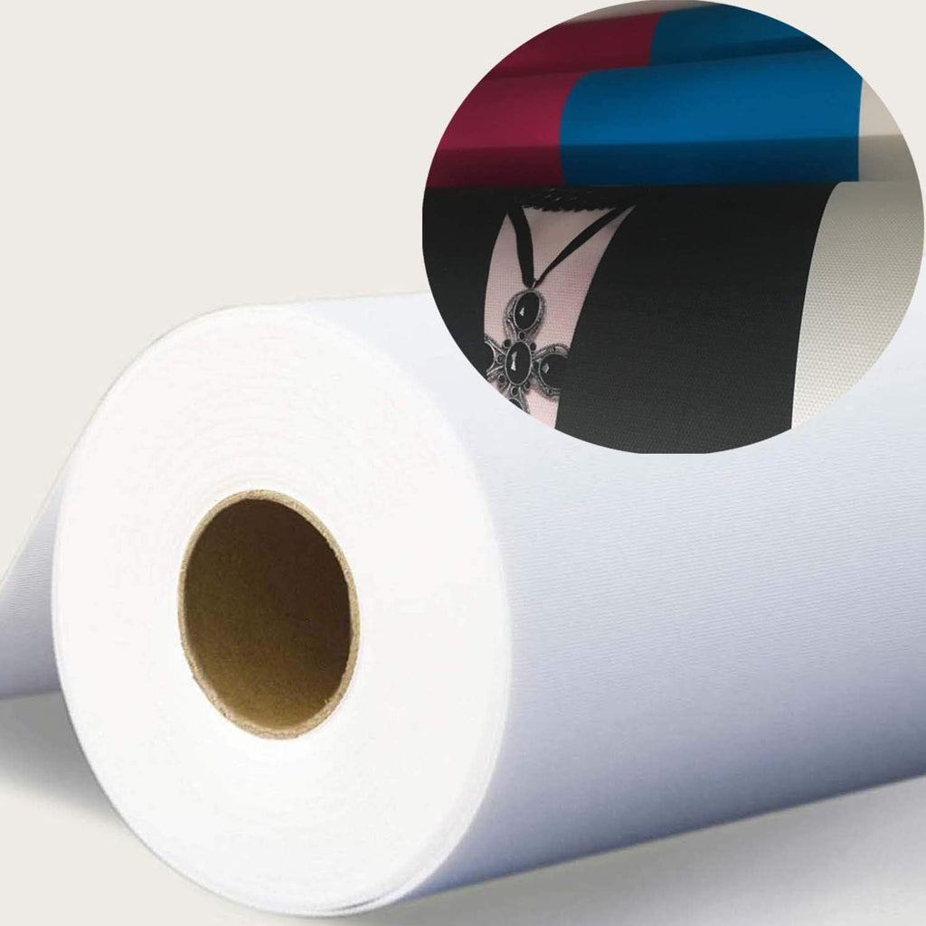 17x40ft Roll Waterproof White Matte Inkjet Canvas O254774