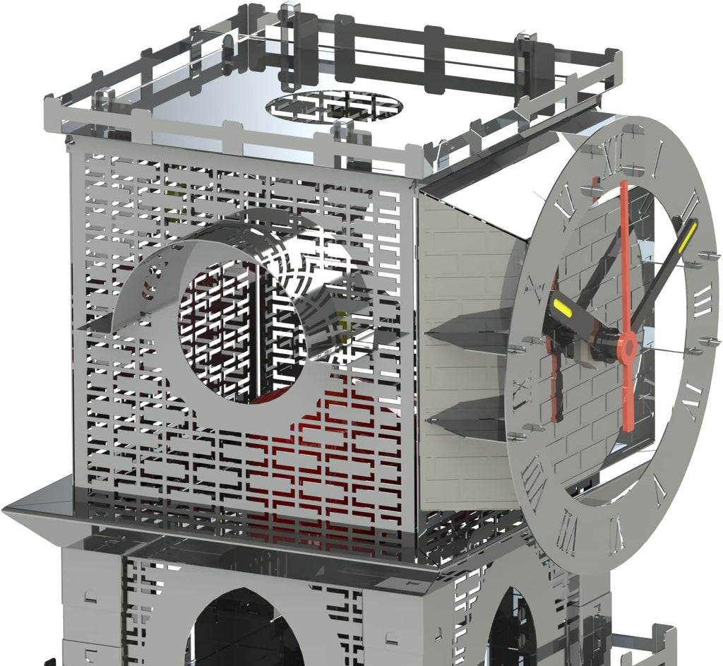 3D Metal Puzzle Clock Model Kits N9710