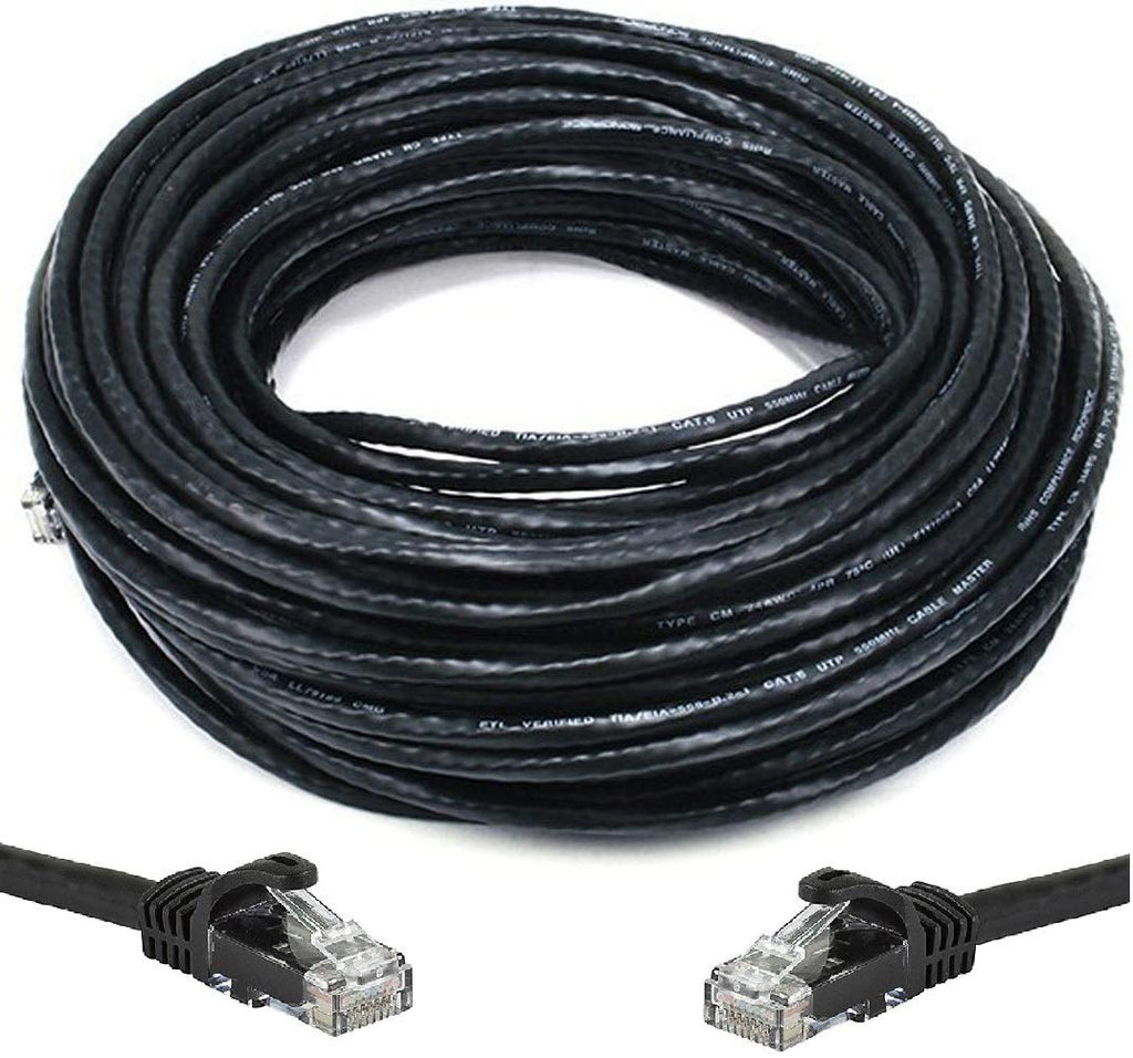 200 FT Heavy Duty CAT6 Waterproof Outdoor Direct Burial UV Resistant Ethernet Patch Cable X812765