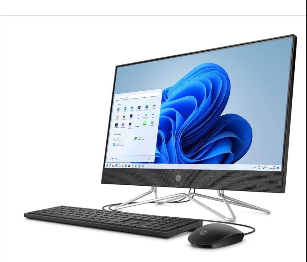 27" Full HD All-in-One Desktop Computer, AMD Ryzen 5 5500U, 16GB RAM, 512GB SSD + 1TB HDD, Windows 11 Home, Black V4689