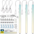 LED Under Cabinet Light Kit, 3 PCS Plug In, 36W, 3600 Lumens, Linkable, 3 Color Option, Peel and Stick or Bracket Mounted, On/Off Switch, Damp Rated M966878