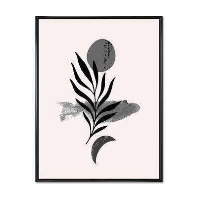 Black Floater Frame Canvas Painting T342