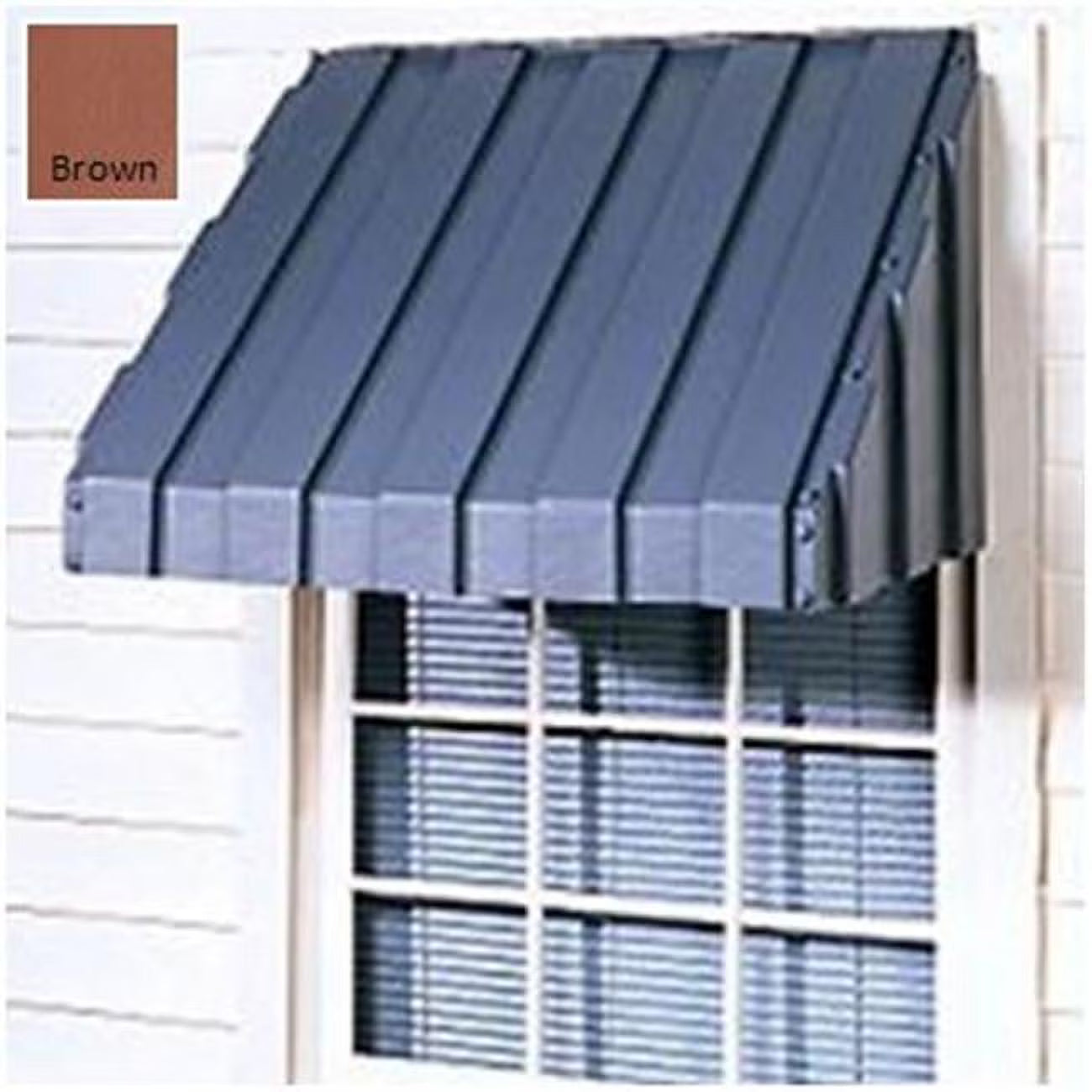 Brown 42 in. Window Awning M52011