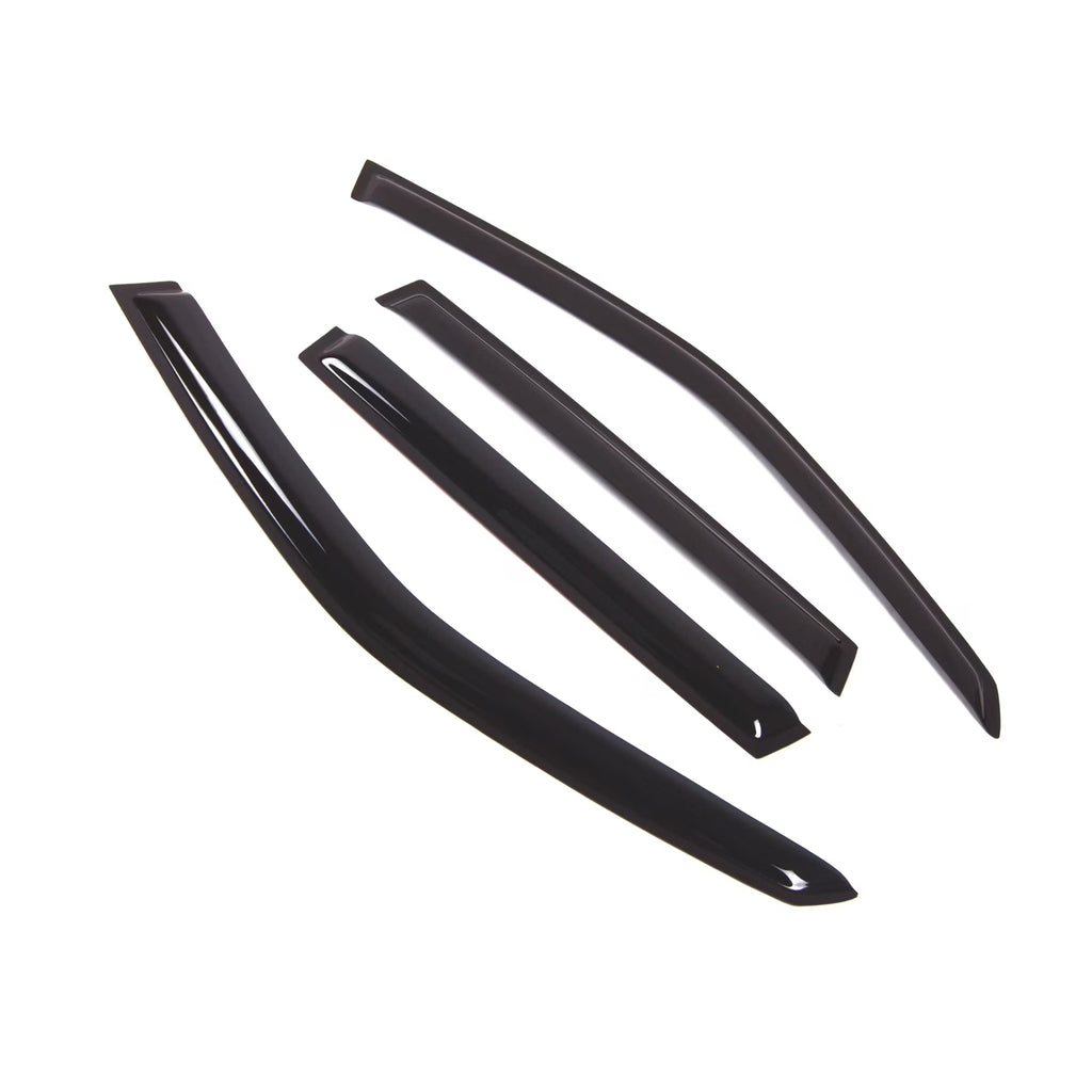 Smoke Tinted 4 Pcs Window Visor Deflector Set E244