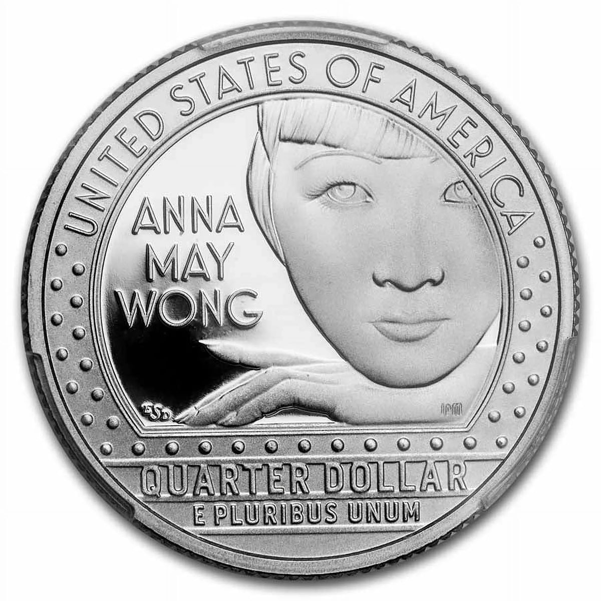 Anna May Wong Quarter Proof PR-70 PCGS I993