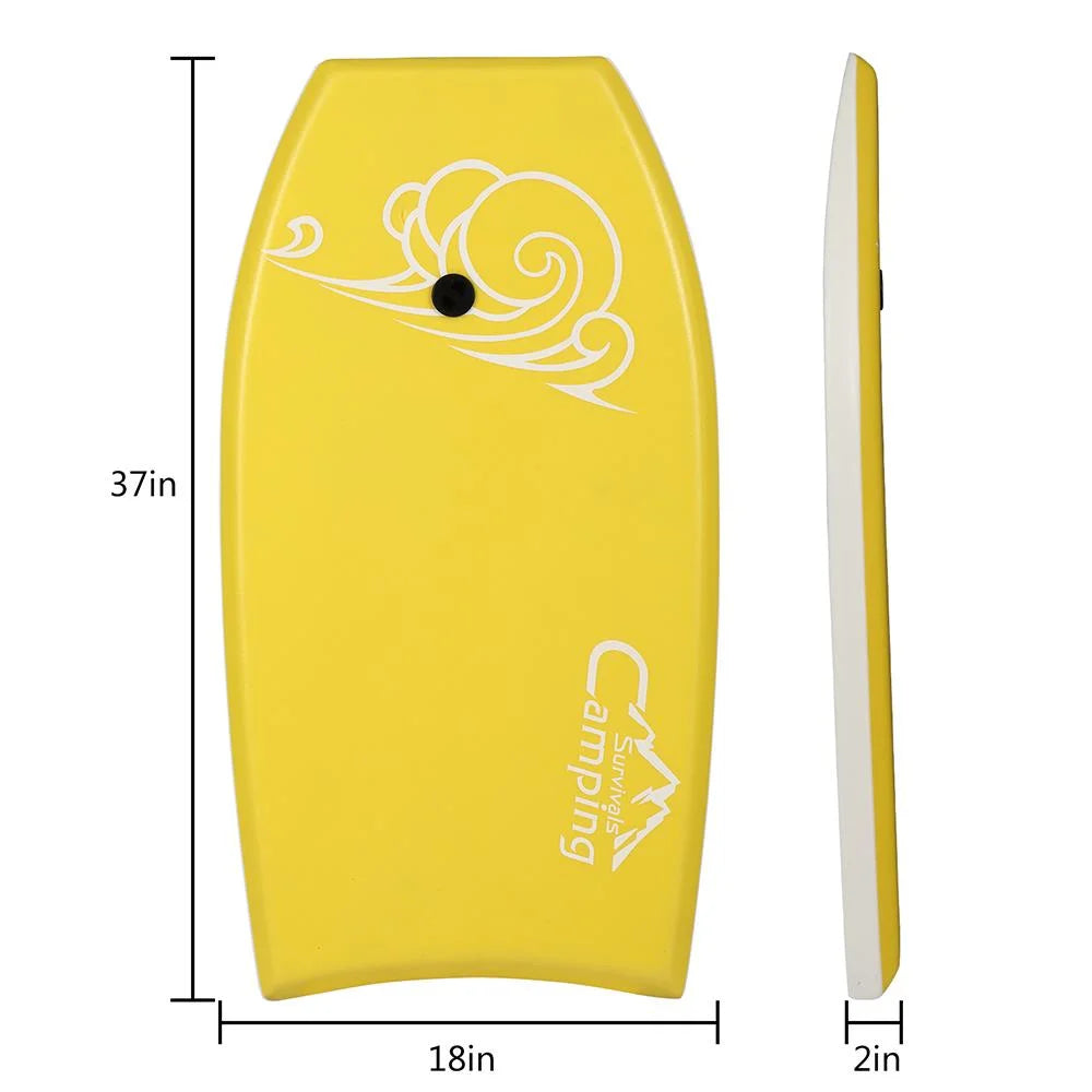 Yellow Water-Skiing Body Board G658