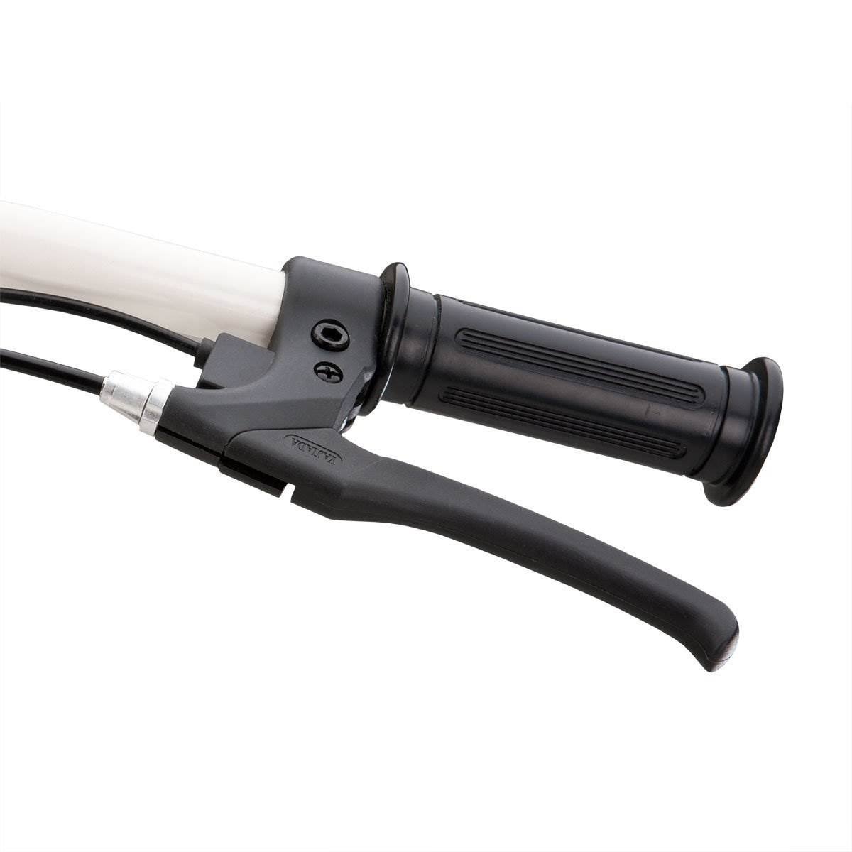 Green Electric Scooter with Seat and Rack P435788