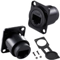 10 Pack Shielded RJ45 Panel Mount Coupler P47201