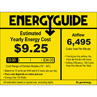 Gloss White Ceiling Fan with Light J526
