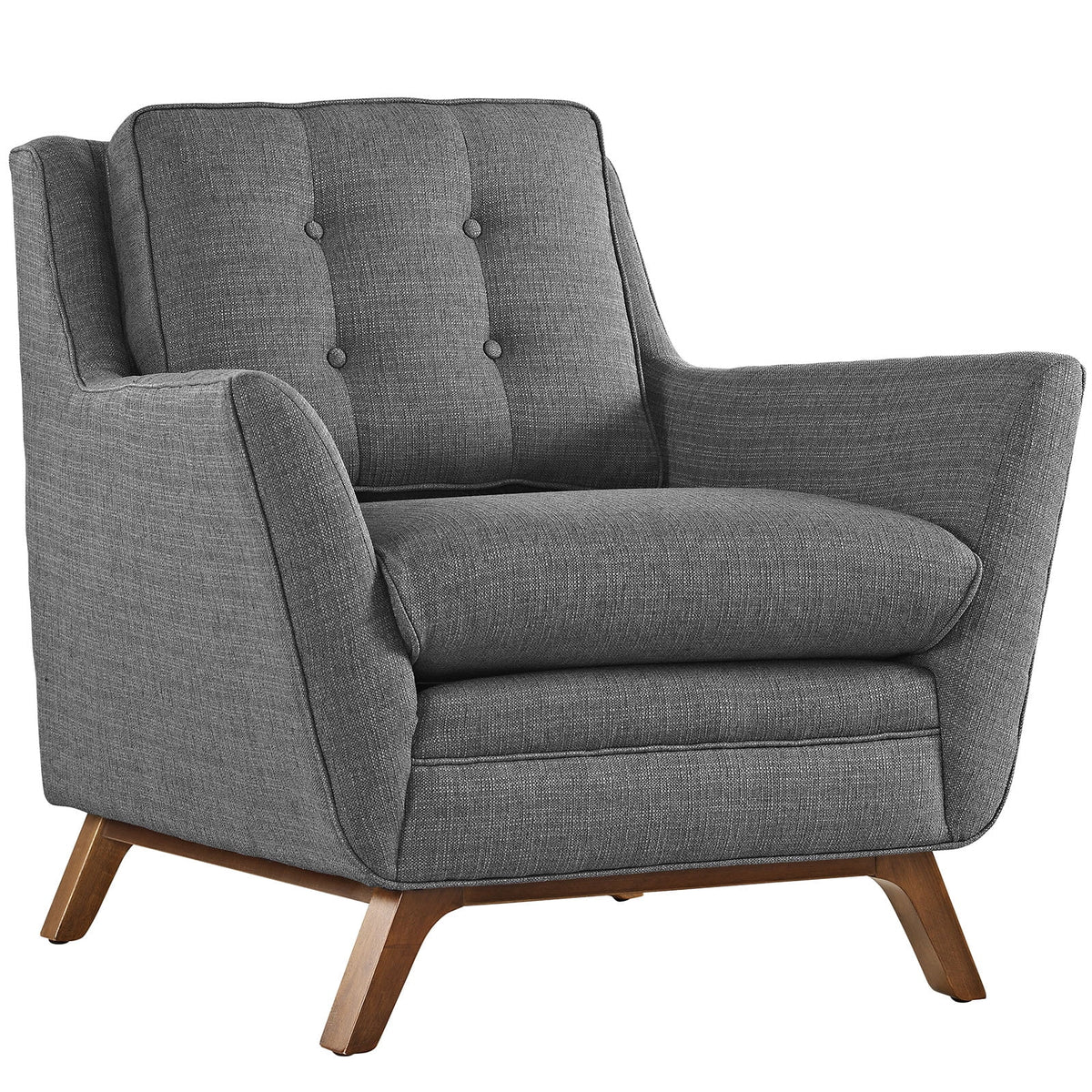 Grey Fabric Sofa and Armchairs Set K651591