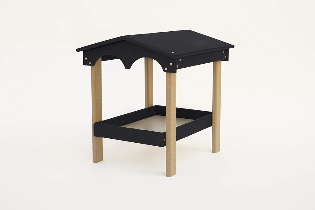 Large Covered Ground Feeder Dark Gray S57137