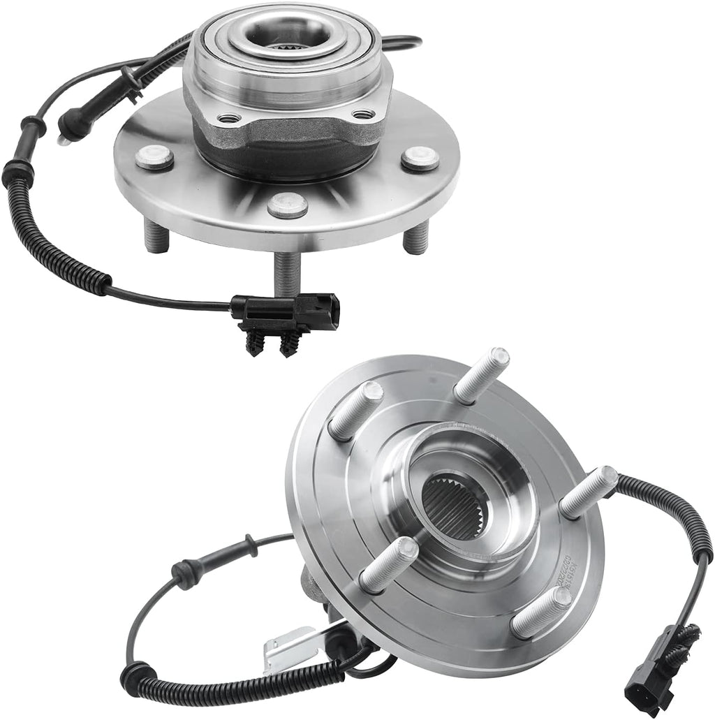 Front Wheel Hub and Bearing 2pc Set S617