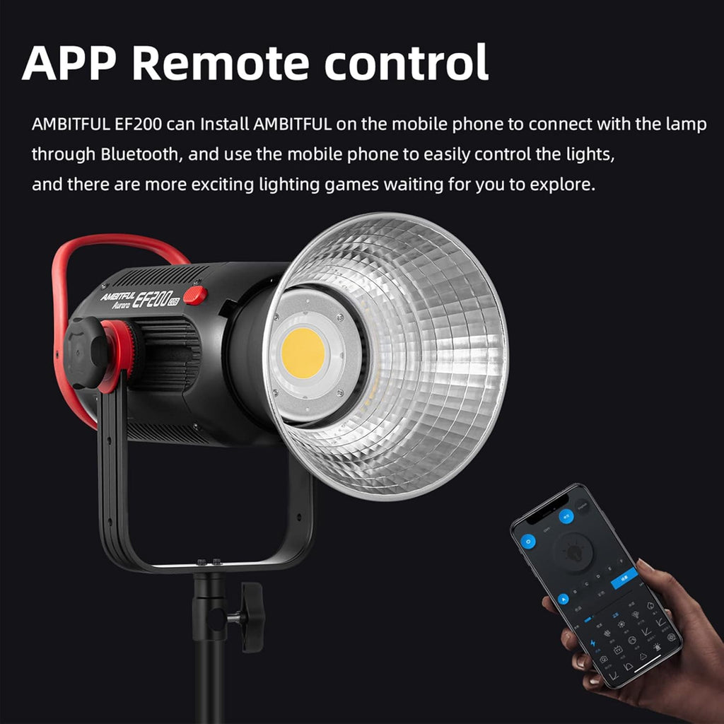 LED Video Light, 200W 5600K, CRI 95, TLCI 97, Bowens Mount H2002