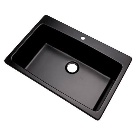 Drop-In Kitchen Sink, Mocha, 5 Hole O29610