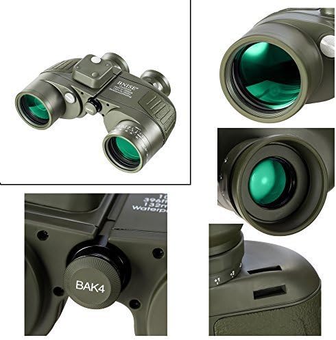 10x50 Waterproof Fogproof BAK4 Binoculars with Harness Strap S4601
