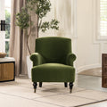 Olive Green Performance Velvet Accent Armchair F564