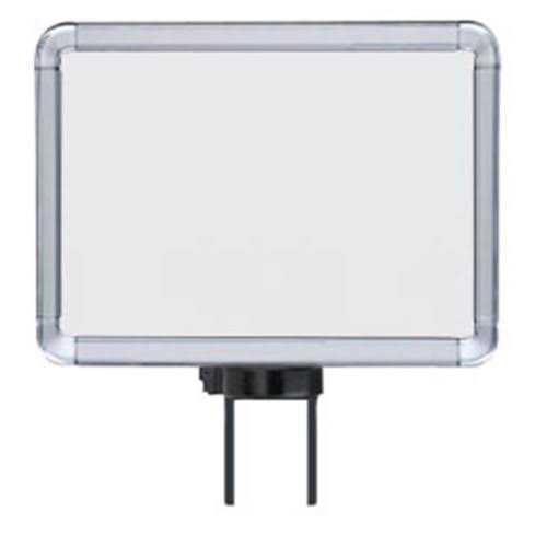 Chrome Horizontal Swivel Mount Sign Frame, 8.5 x 11 in. K676