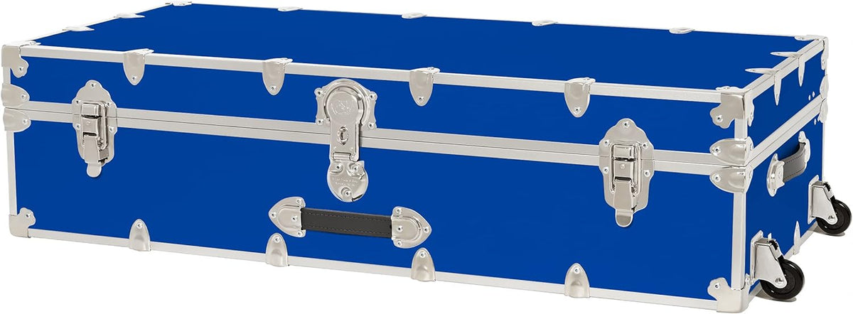Armor Trundle Trunk with Removable Wheels, Underbed Storage 44x20x12 (Royal Blue) J28853