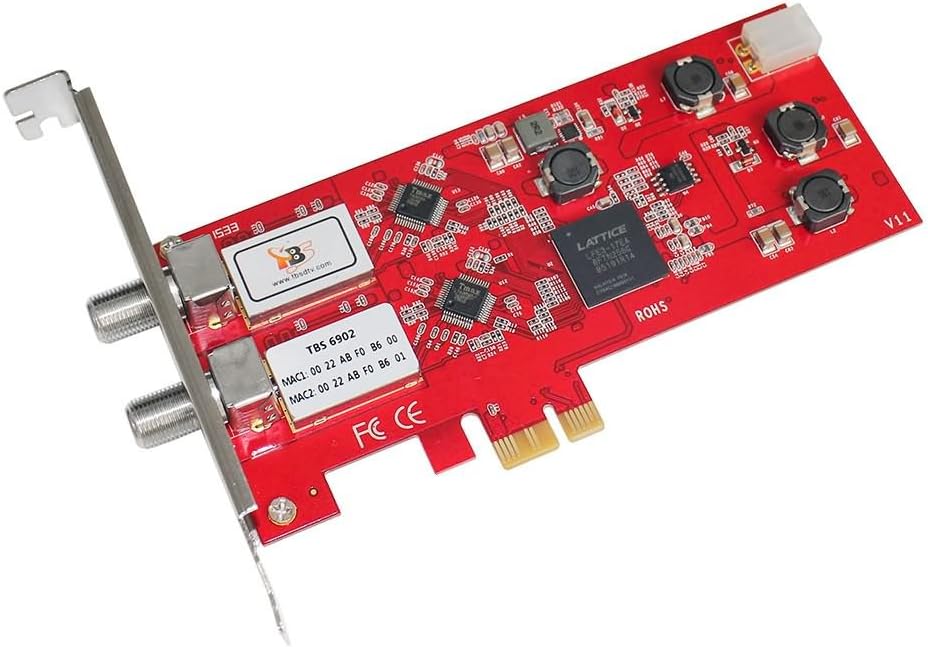 Dual Satellite PCIe TV Tuner Card DVB-S2 Q704