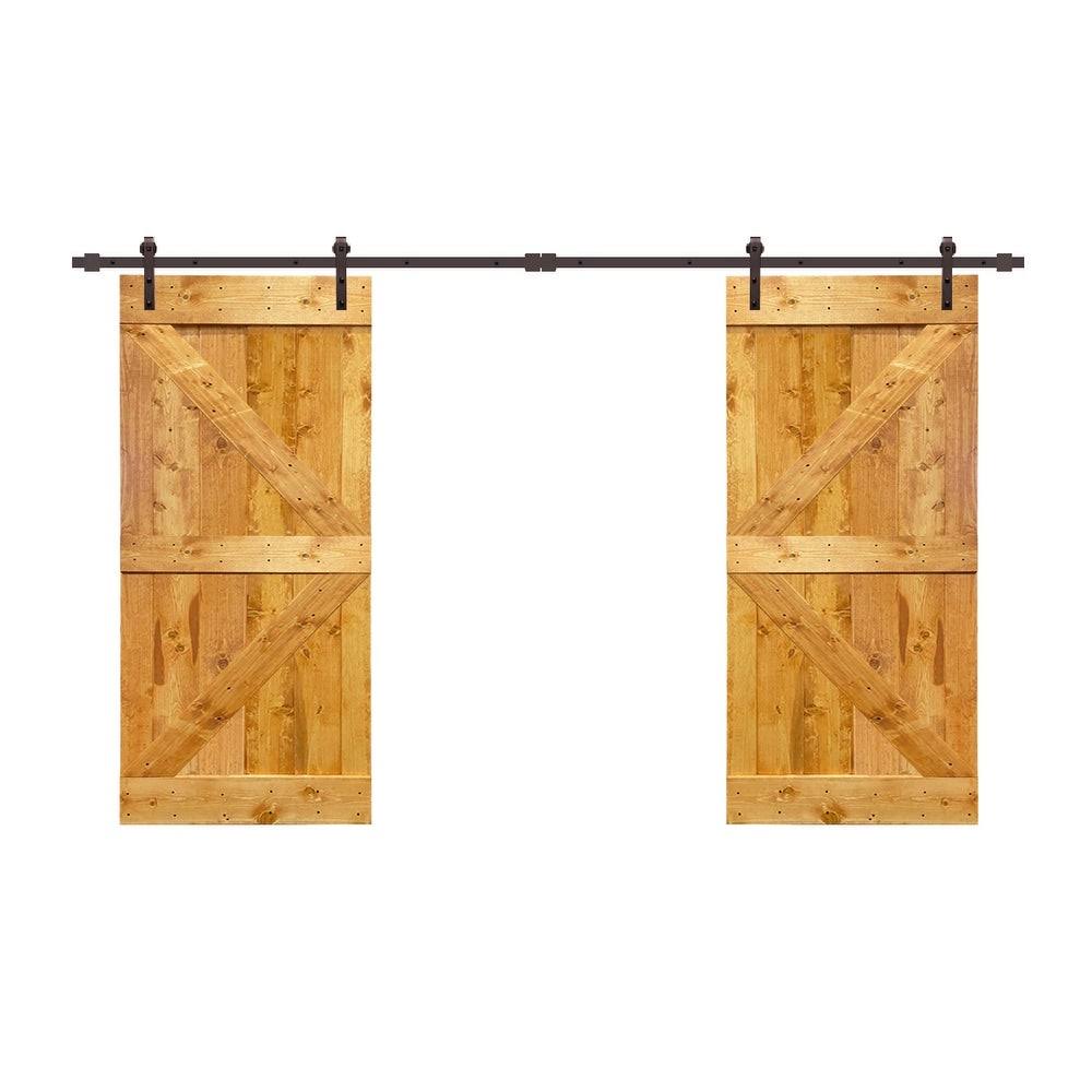 84 x 84 Colonial Maple Barn Door with Hardware Kit R937028