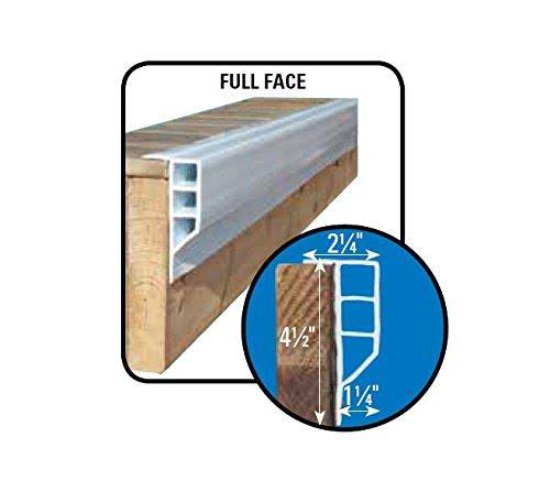 White Full Face Profile 8 x 4.5 x 22 x 1 1/4 x 22 H831