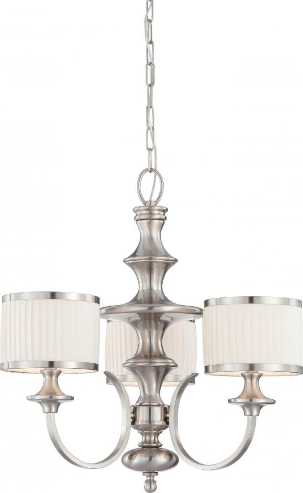Brushed Nickel Two Light Vanity J8310
