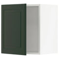 White Bodbyn Dark Green Wall Cabinet Z611