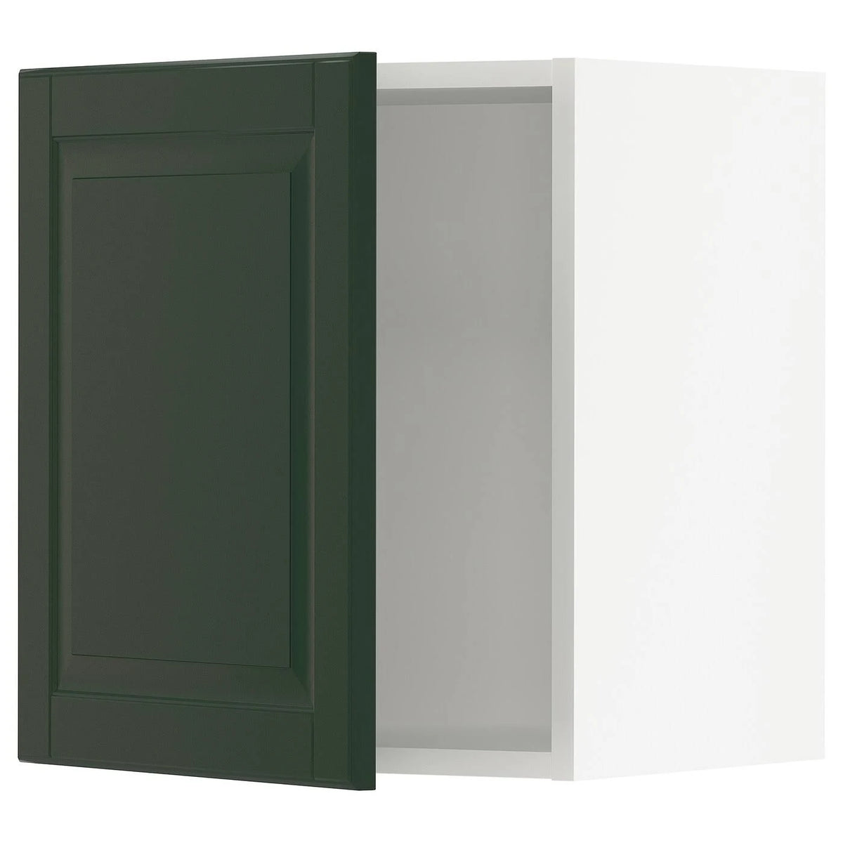 White Bodbyn Dark Green Wall Cabinet Z611