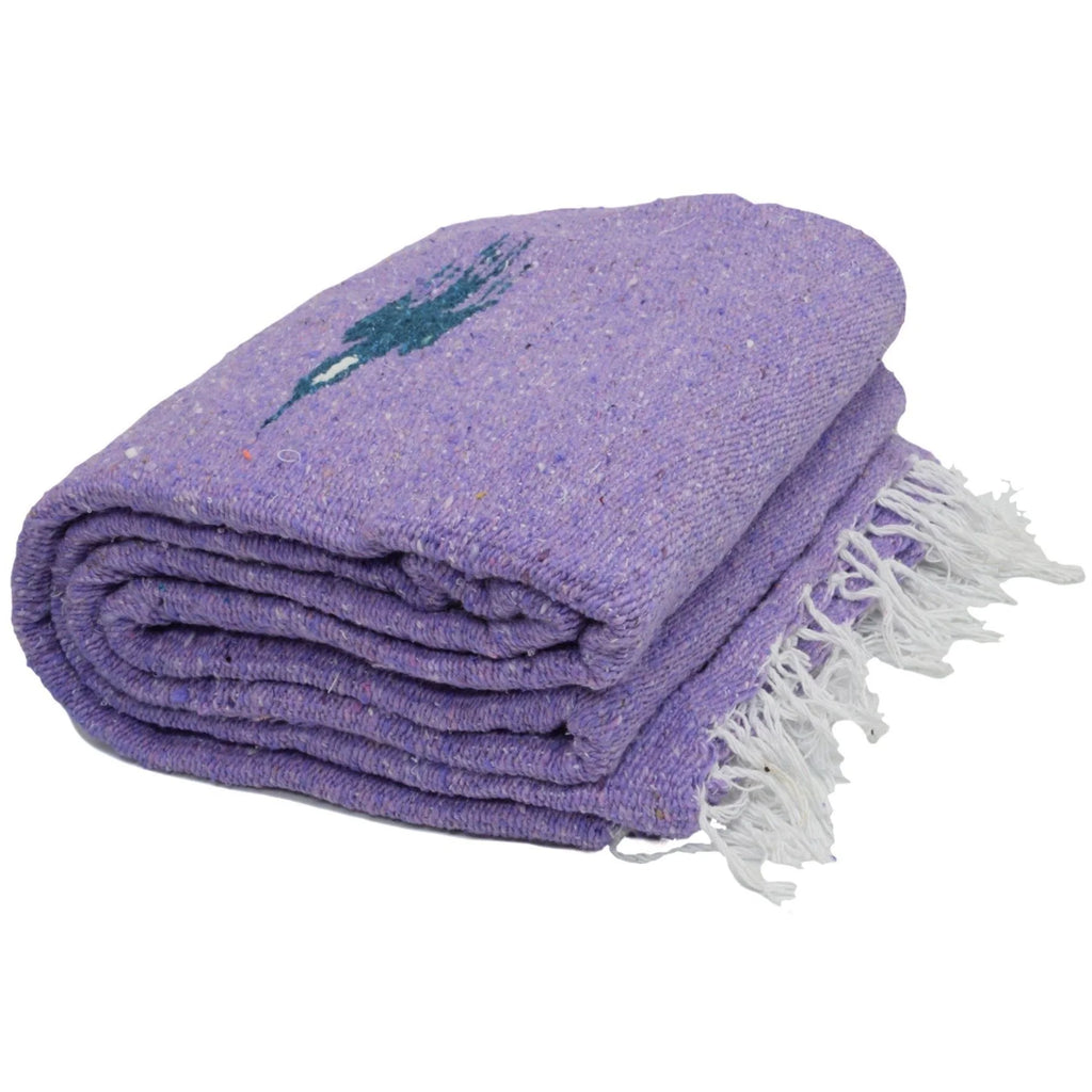 Purple Thunderbird Large Yoga Throw Blanket Serape A429