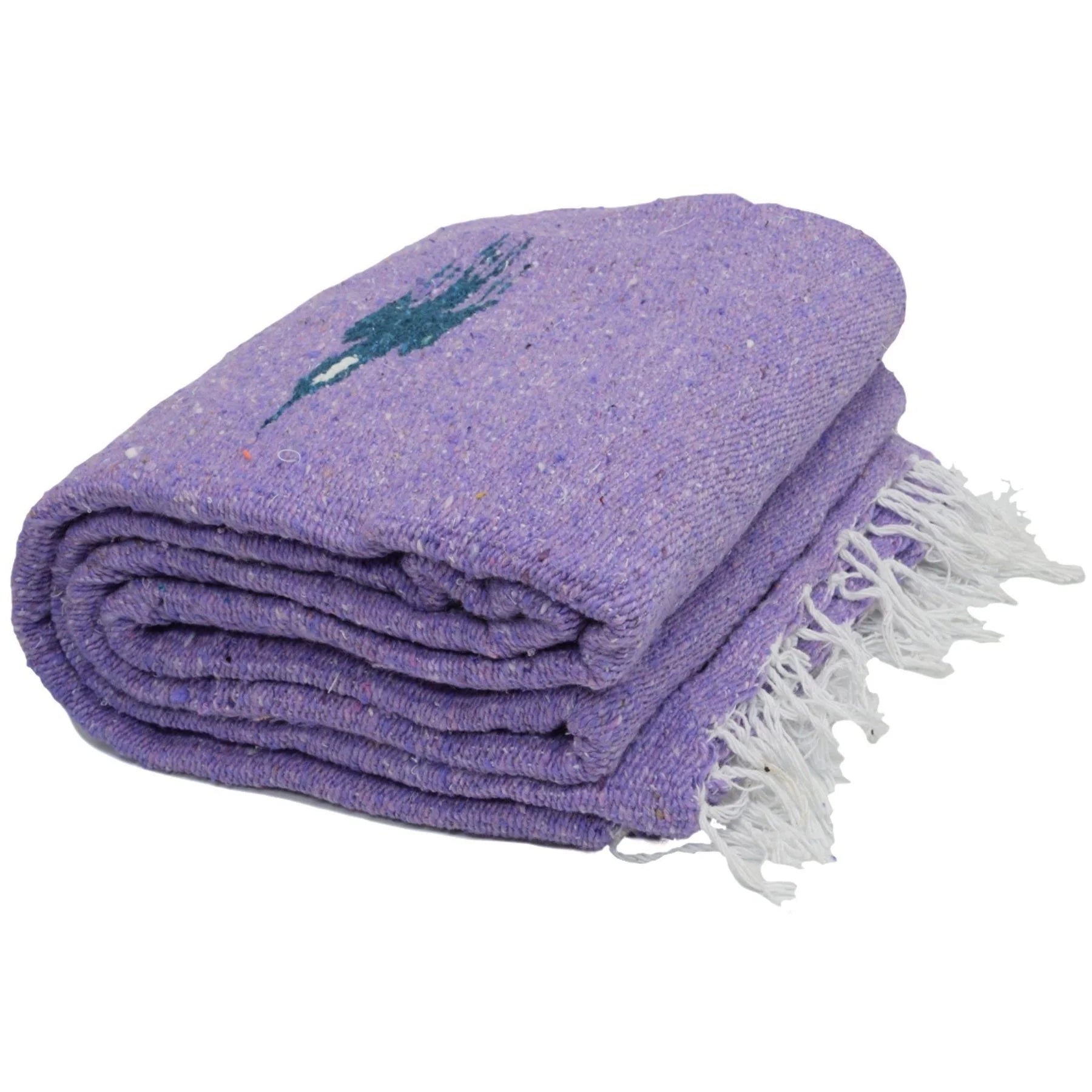 Purple Thunderbird Large Yoga Throw Blanket Serape A429