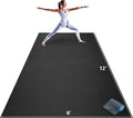 Extra Large 12' x 6' x 8mm Non-Slip Exercise Mat Z533846
