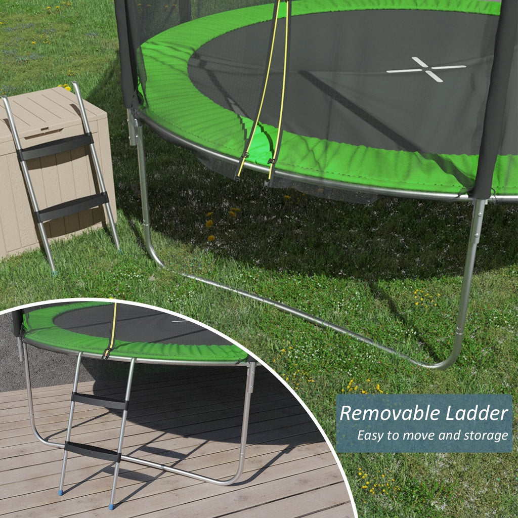 12FT Trampoline with Enclosure Net Q59150