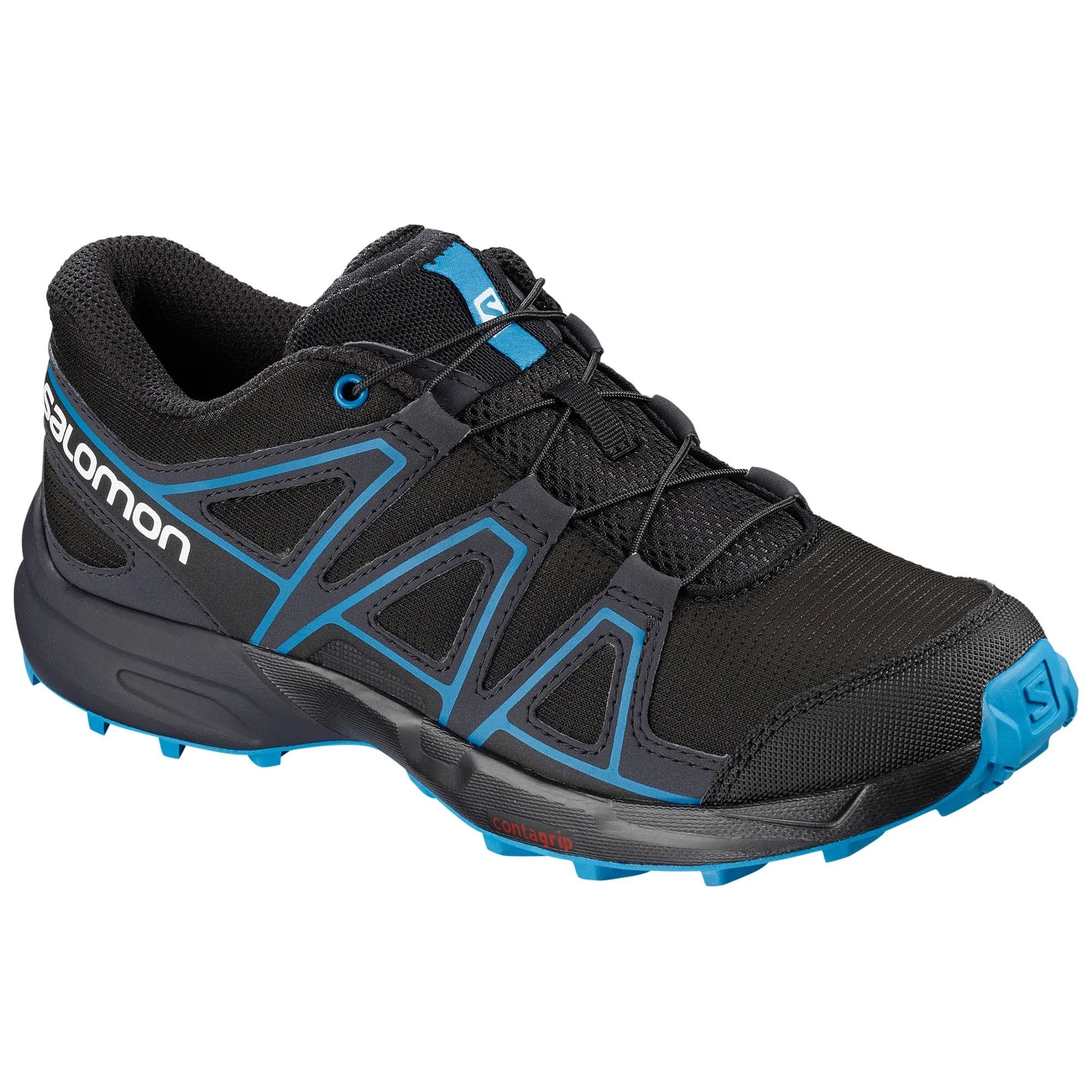 6 Black/Graphite/Hawaiian Surf Kids Speedcross N6845