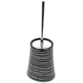 Anthracite Silver Free Standing Toilet Brush and Holder T982