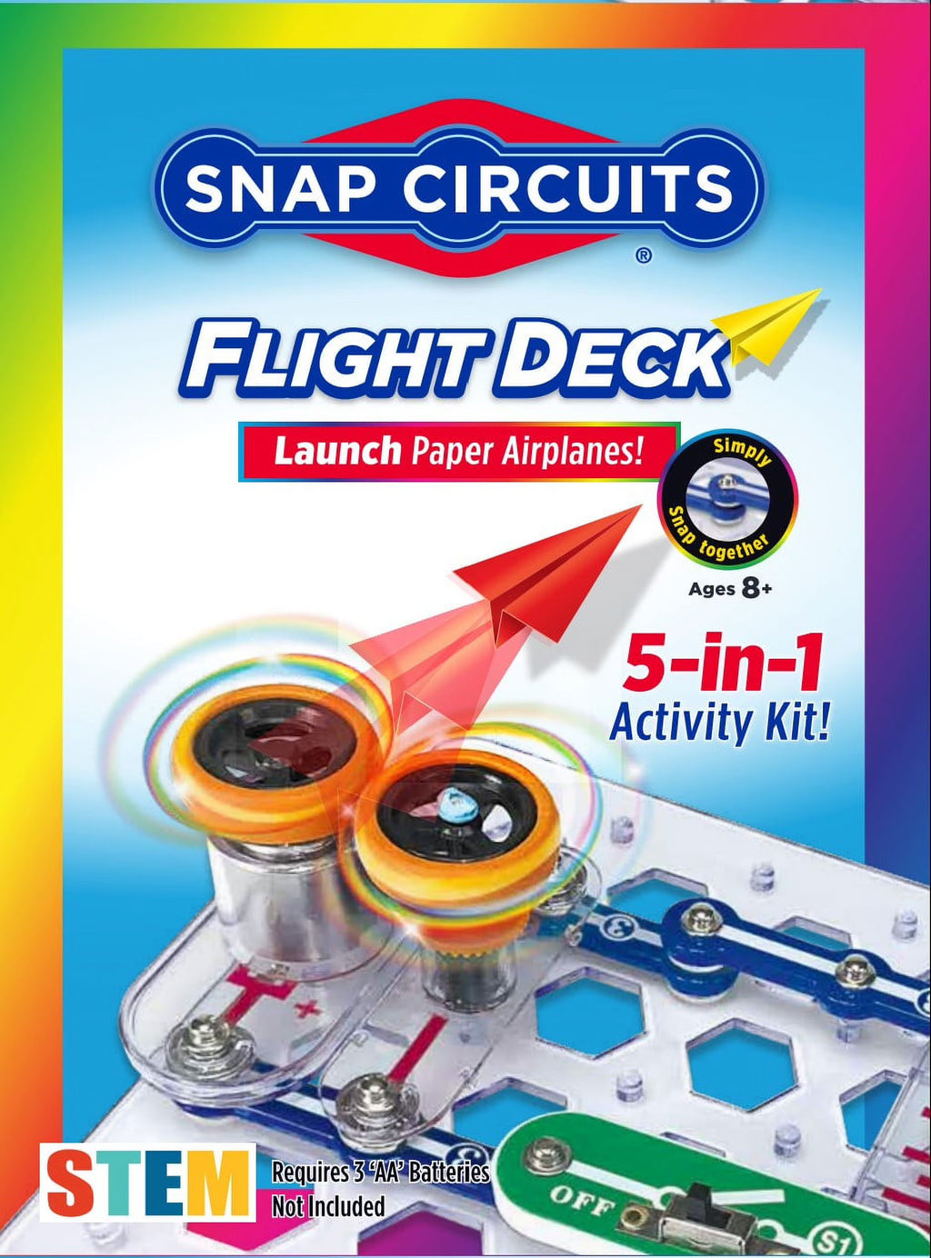 Electronics Exploration Kit, 5 Projects in 1, STEM Educational Toy for Kids 8+ G738