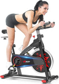 Exercise Bike Indoor Cycling Bike Adjustable Stationary Bicycle Upright Bike V60226