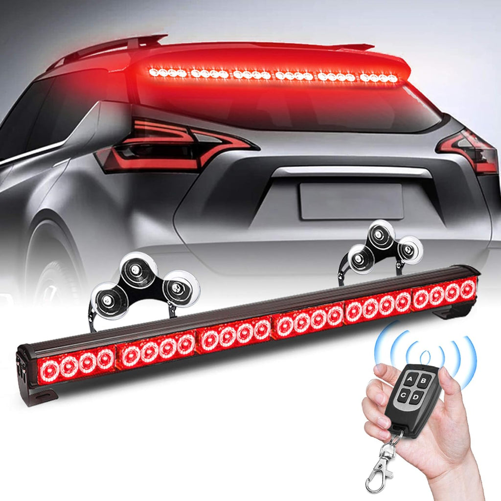 27 Inch 6 Panel Amber and White LED Strobe Light Bar Pack of 2 L262690