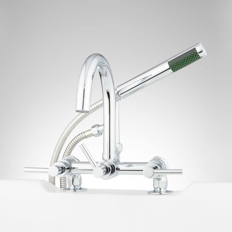 Deck Mounted Tub Filler Faucet with Hand Shower Valve C238568
