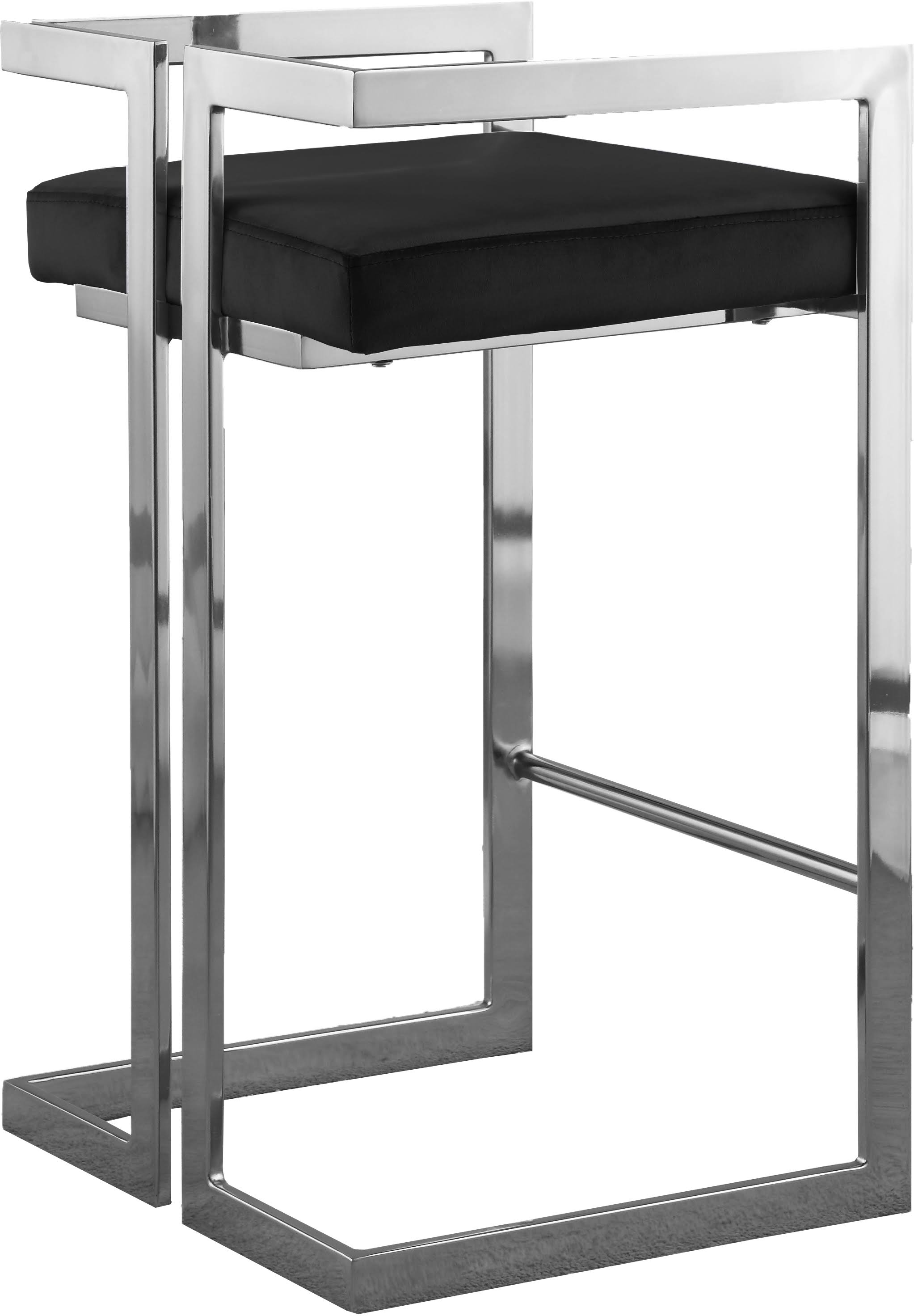 Black Velvet Stool G78129